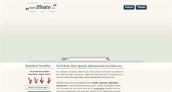 Desktop Screenshot of nur-zitate.com